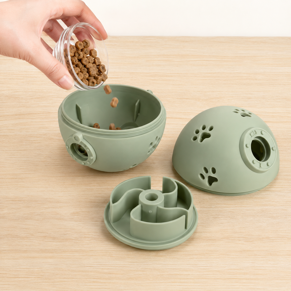 Vezlorapets™ RollMaze Treat Ball — Adjustable Rolling Enrichment Toy