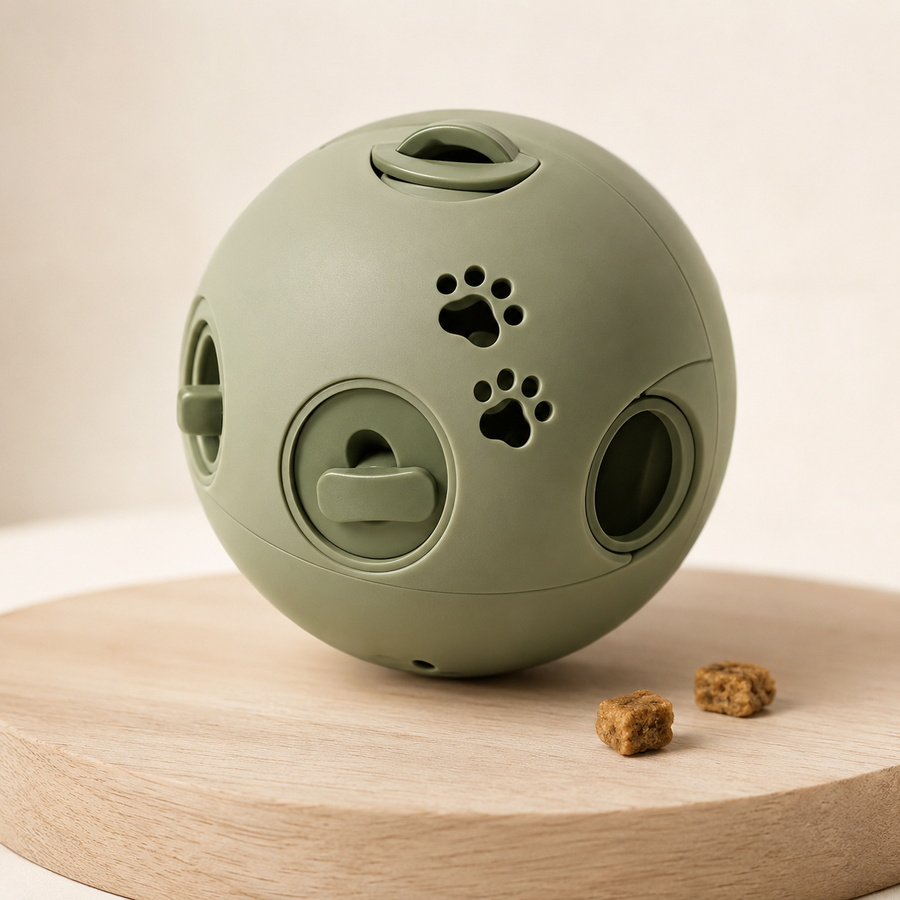 Vezlorapets™ RollMaze Treat Ball — Adjustable Rolling Enrichment Toy